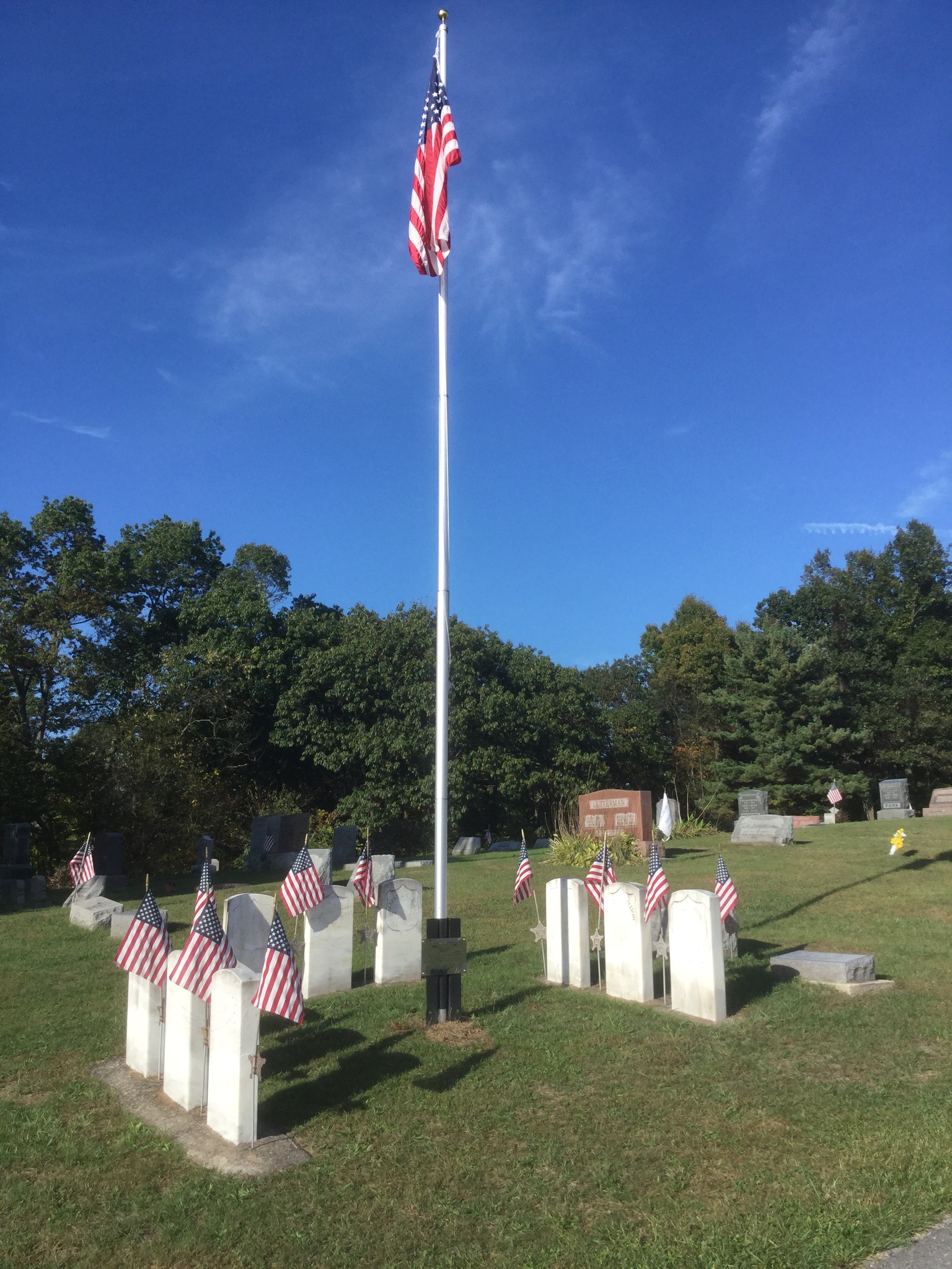 Flag cemetery
